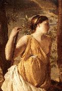 Poussin, The Inspiration of the Poet (detail) af